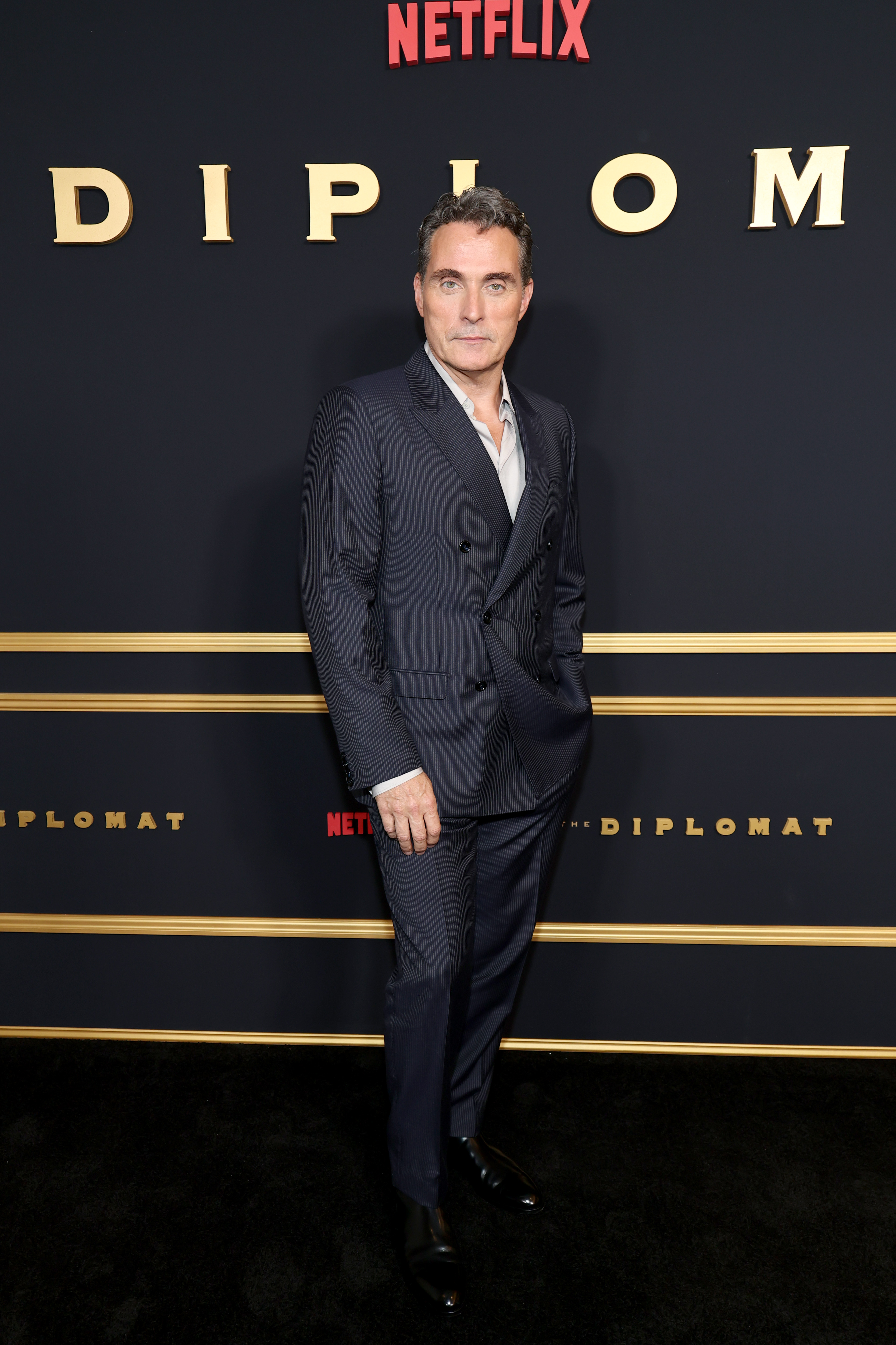 NEW YORK, NEW YORK - OCTOBER 12: Rufus Sewell attends Netflix's "The Diplomat" Season 4 Screening at Paris Theater on October 12, 2026 in New York City. (Photo by Dia Dipasupil/Getty Images)