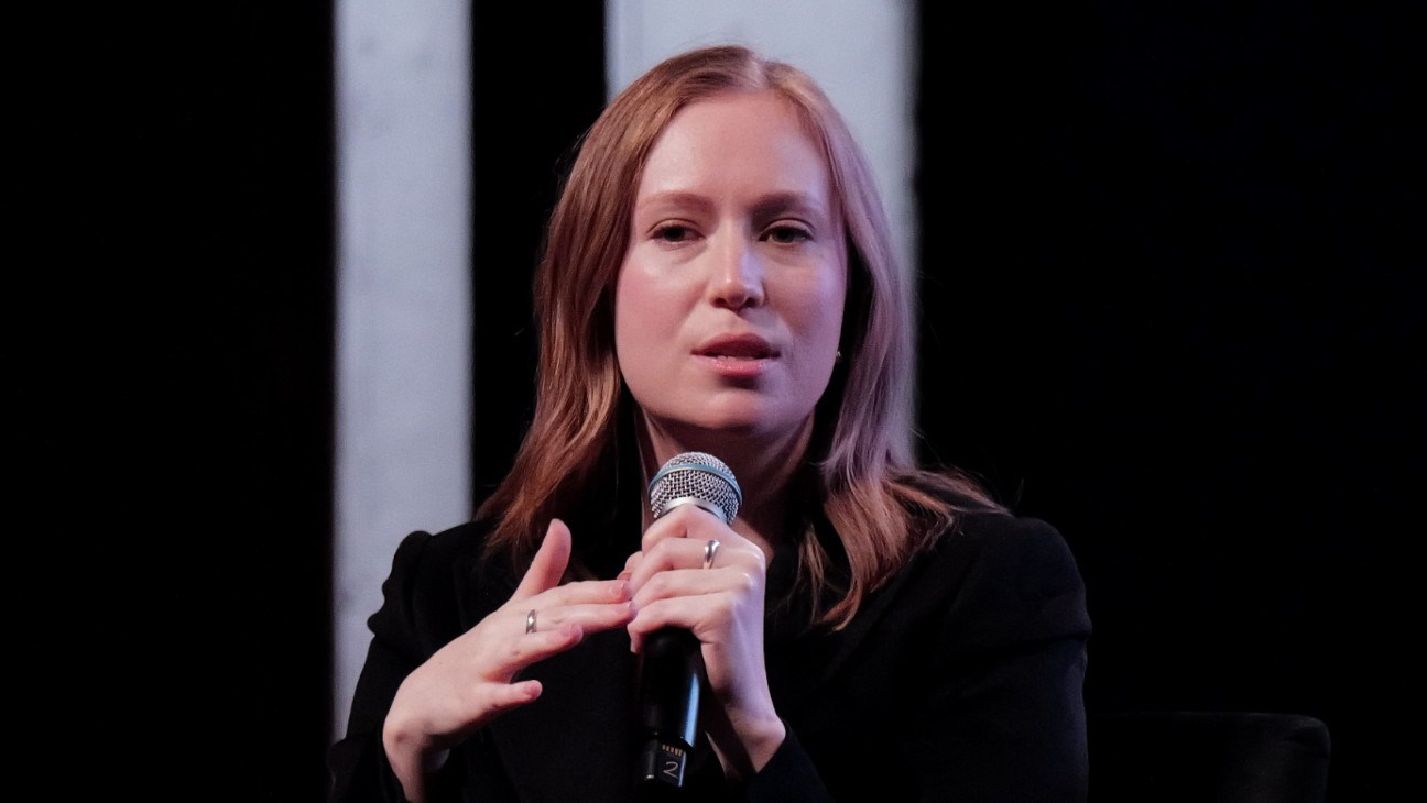 Hannah Einbinder at The New Yorker Festival on Friday night in Manhattan.