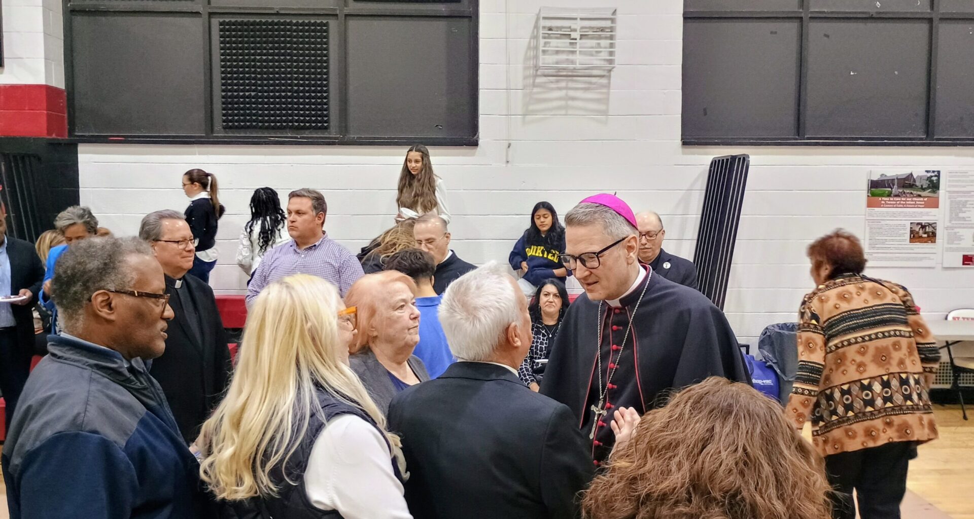 Archbishop Hicks Leads Liturgy of the Hours on Staten Island