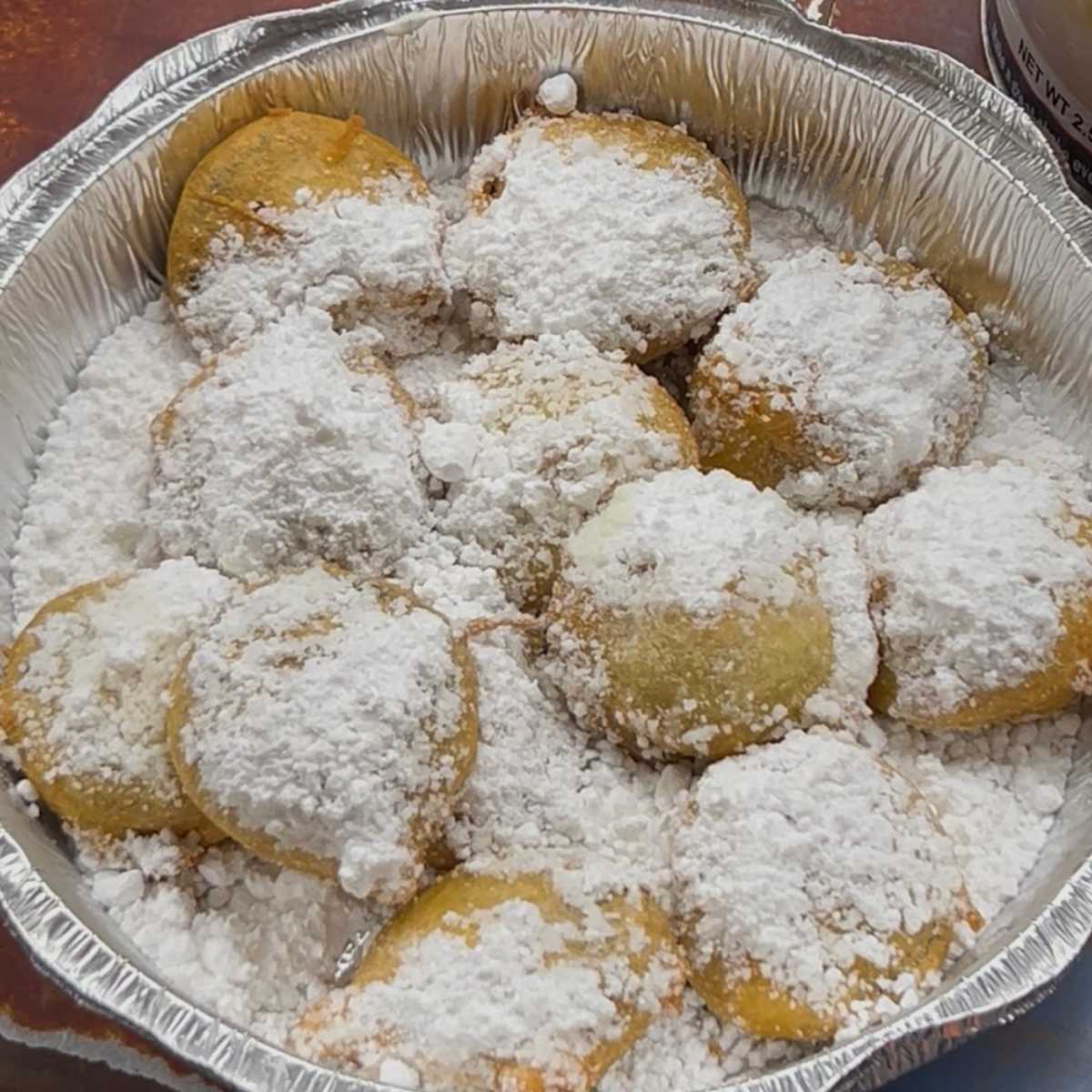 A fresh batch of deep-fried oreos