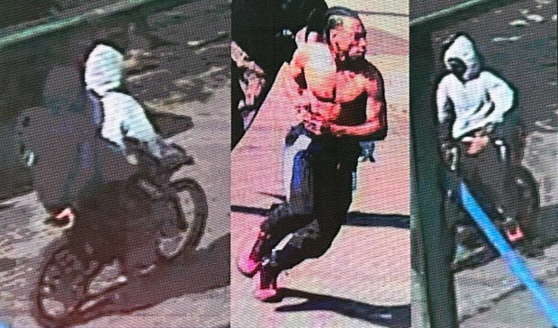 Police released these images of the suspects after an off-duty NYPD detective was stabbed and wounded during an attempted robbery at E. 208th St. and Stueben Ave. in the Bronx on Friday, Oct. 2, 2026. (NYPD)