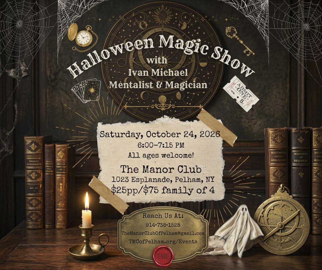 Halloween Magic Show at The Manor Club