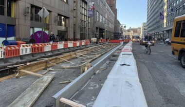Brooklyn’s Jay Street Busway Is Getting Spiffy New Boarding Platforms