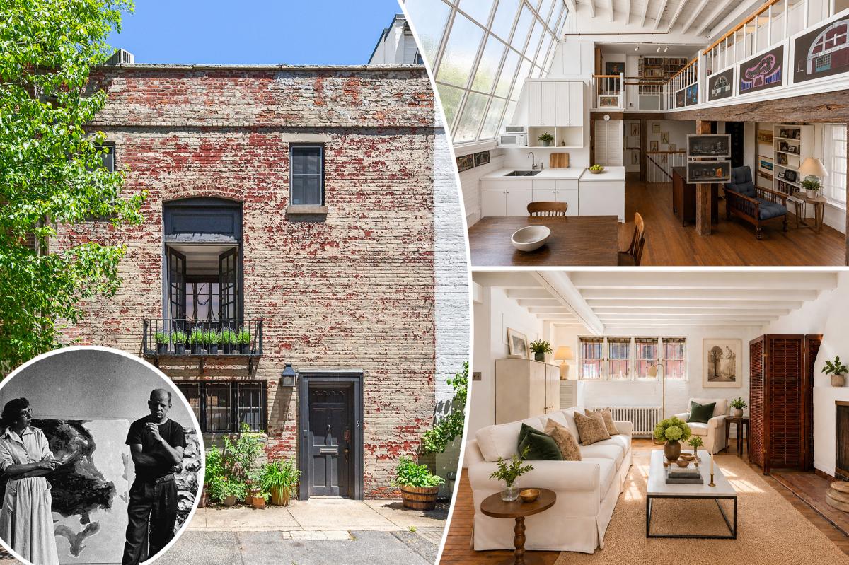 Jackson Pollock and Lee Krasner's NYC workspace asks $8M