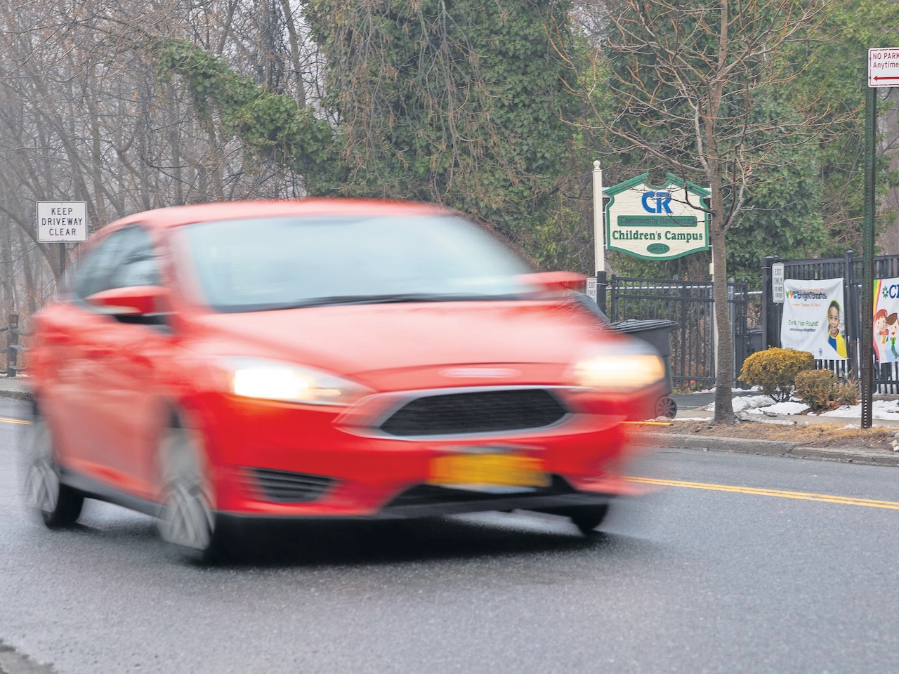 City urged to help slow down traffic near preschool  But DOT says school crossing signs are only installed at buildings attended by K-12 students.