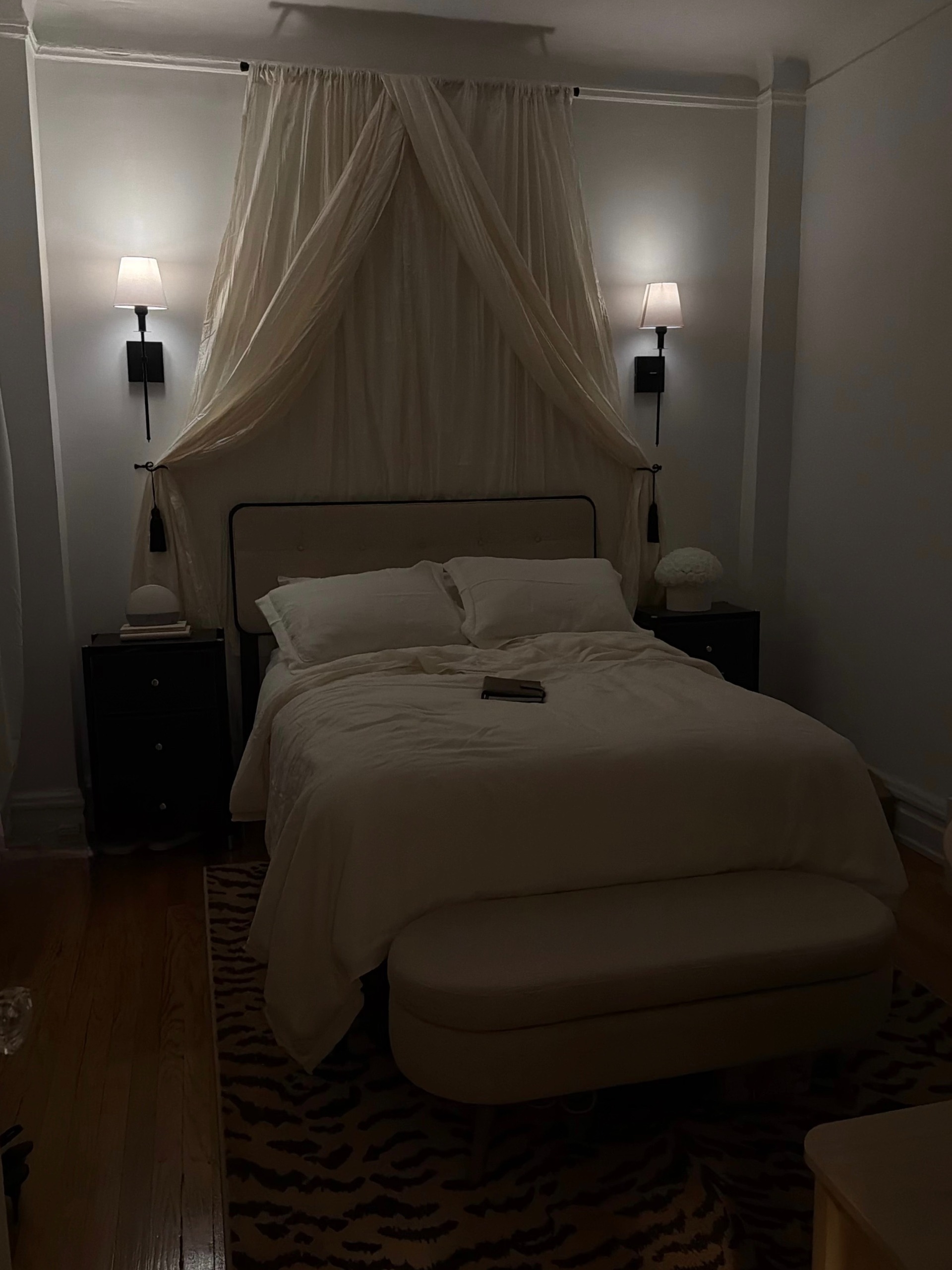 WWW associate beauty editor Alyssa Brascia's NYC bedroom.