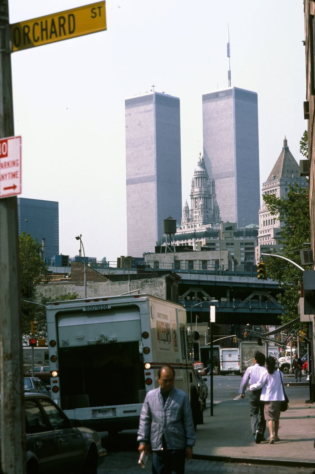 Looking southwest from Orchard St. 1986. Photo (c) Jeff Rothstein