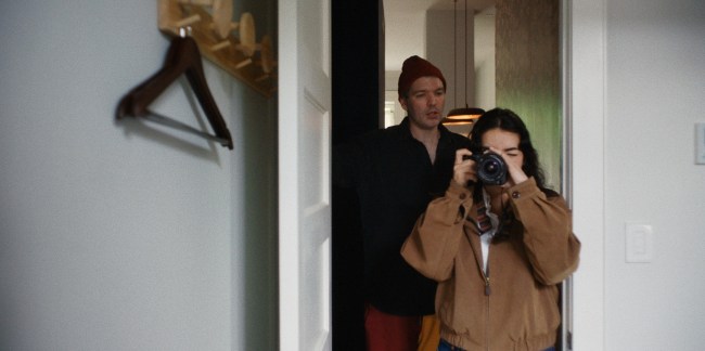 THE SCOUT, from left: Max Rosen, Mimi Davila, 2025. © Greenwich Entertainment / Courtesy Everett Collection