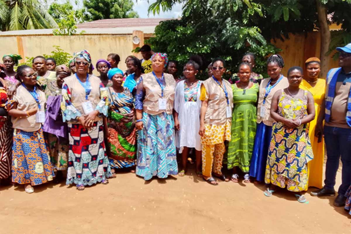 Mamagas involved in vaccinating children aged 0 to 5 against Poliomyelitis. Credit: POSCVI TOGO- 2025