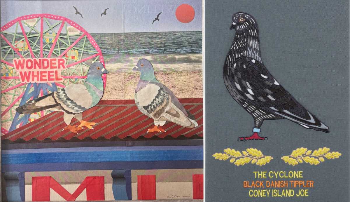 ‘Pigeons by the Seashore’ pays homage to the city’s feathered friends through art • Brooklyn Paper