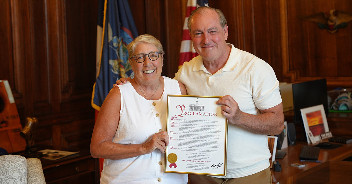 Instructor Joanne Gerenser Honored with Staten Island Day