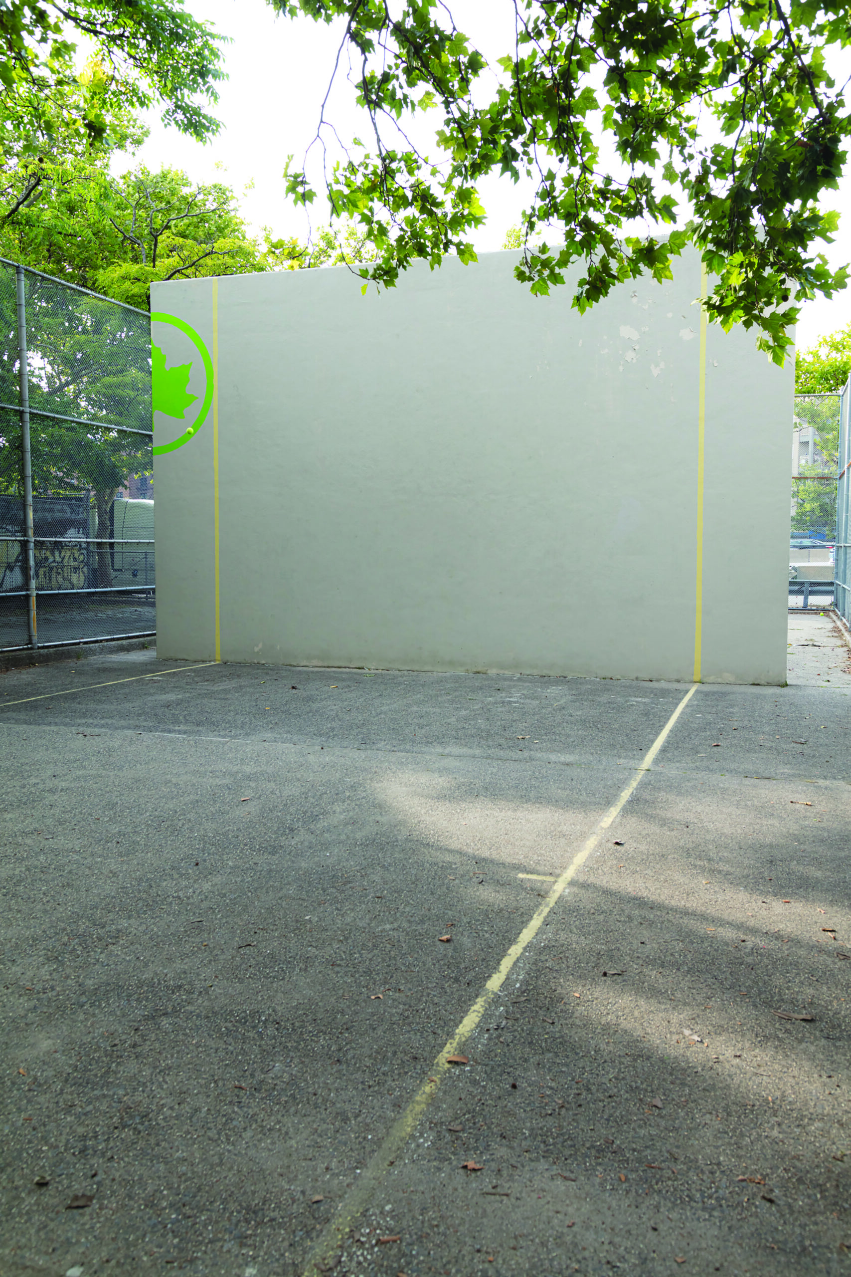A handball court.
