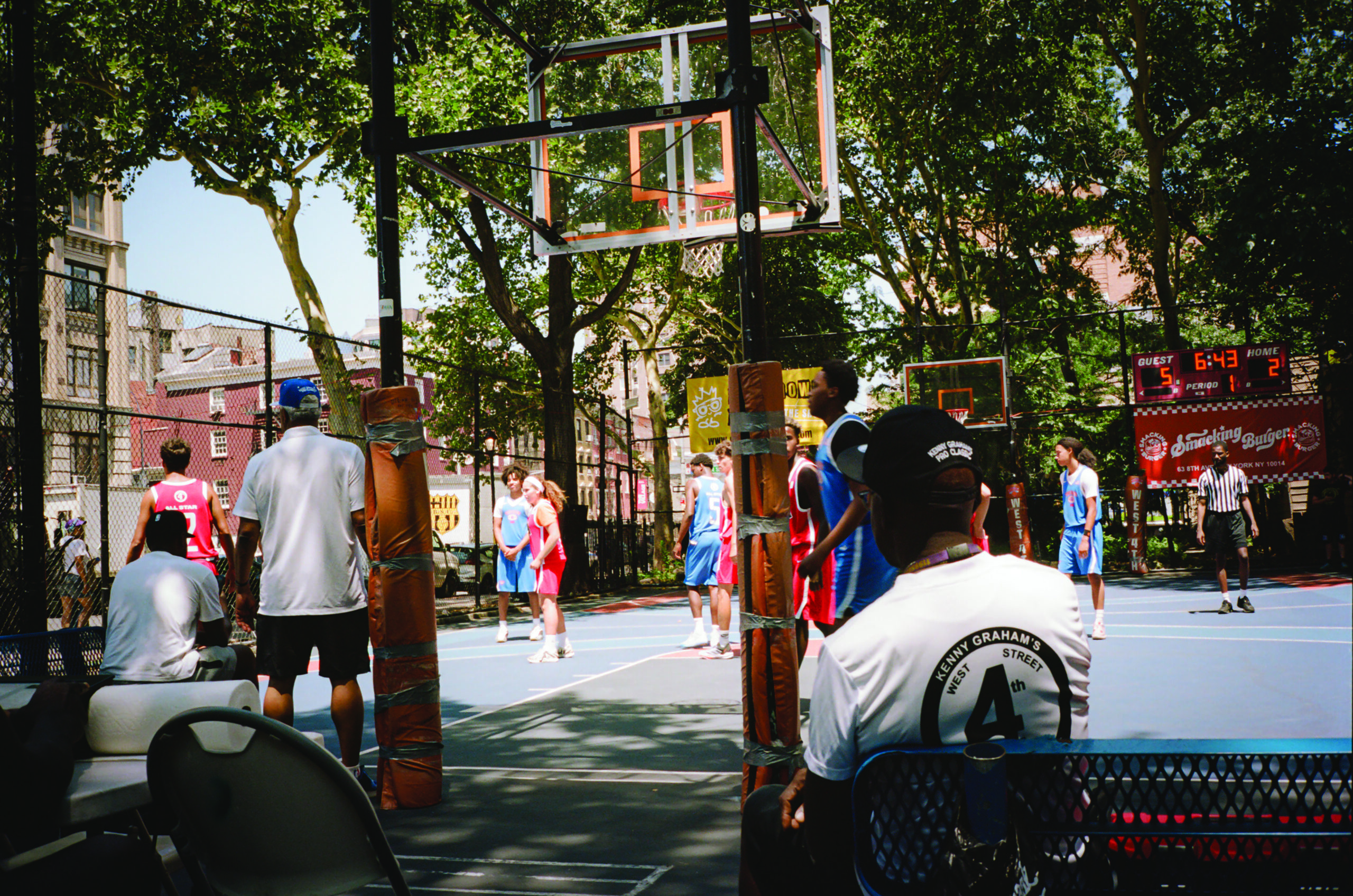 The West 4th Street courts in Manhattan, New York