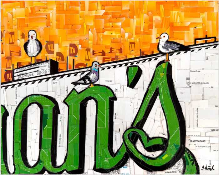 pigeon metrocard piece