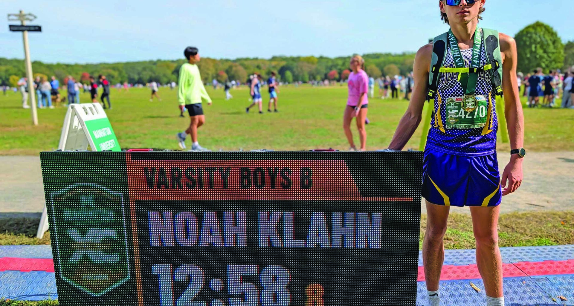Klahn breaks West Valley course record, finishes first at Manhattan Invite