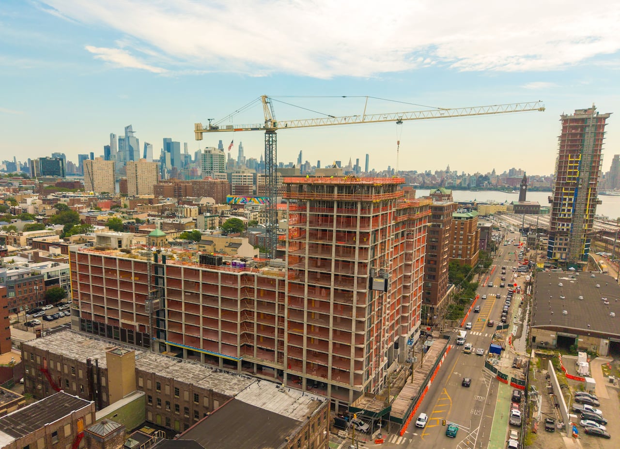 Major N.J. luxury apartment building races toward splashy 2027 debut