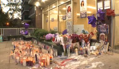 Bronx community holds vigil for young mother pushed off balcony last week