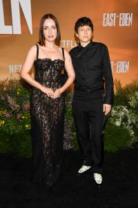 Zoe Lister-Jones and Sammi Cohen at Netflix’s “East of Eden” New York Premiere held at The Plaza Hotel on September 30, 2026 in New York, New York.