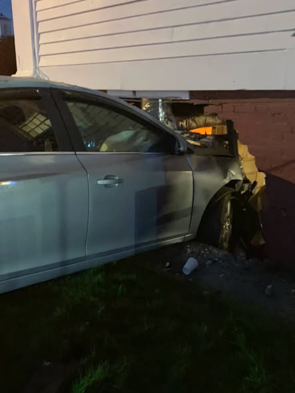 The crash resulted in minor injuries, and one person was taken to a local hospital for further...