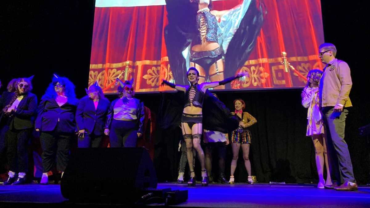 A live shadow cast performs alongside the screening of the original film.