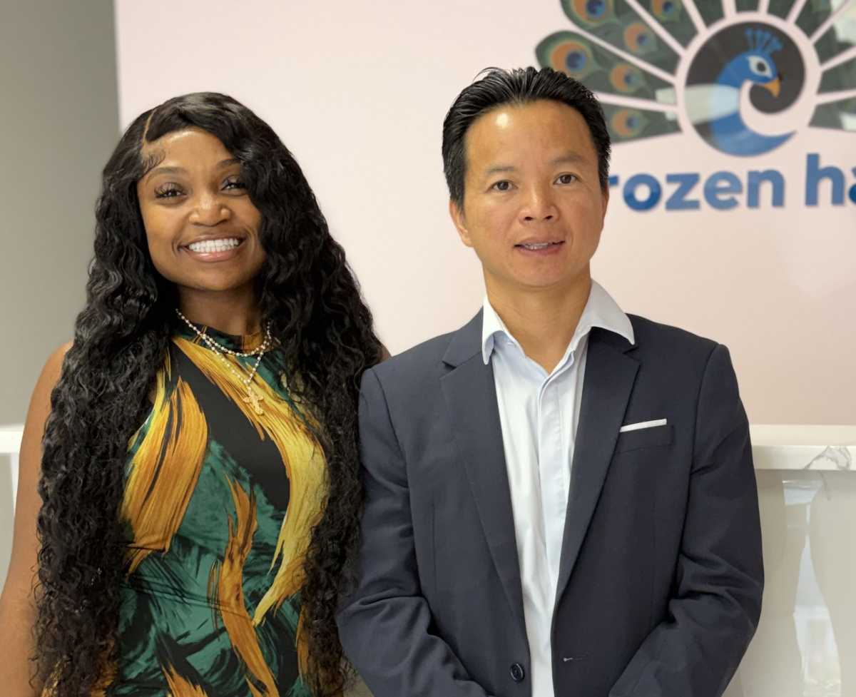 Chinese immigrant and Haitian American stylist partner in Queens hair store