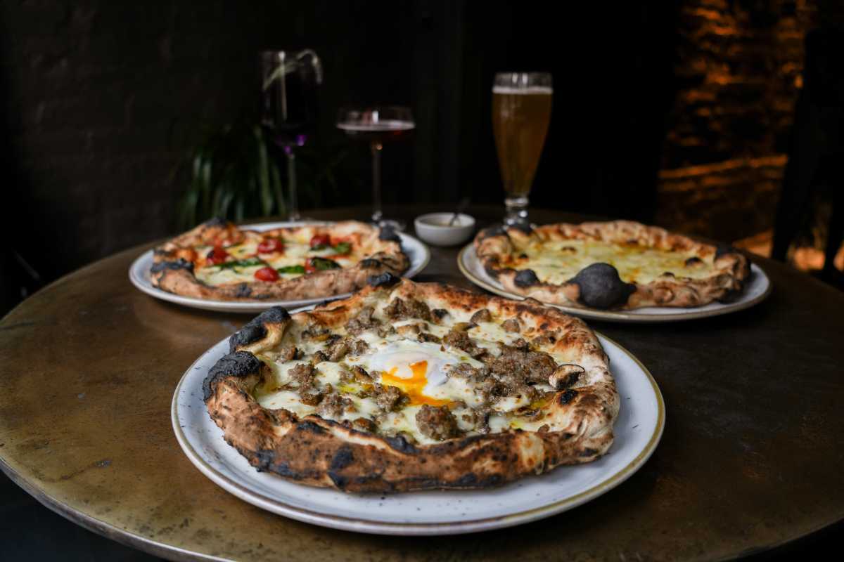 Pizza Studio Tamaki's pizza.