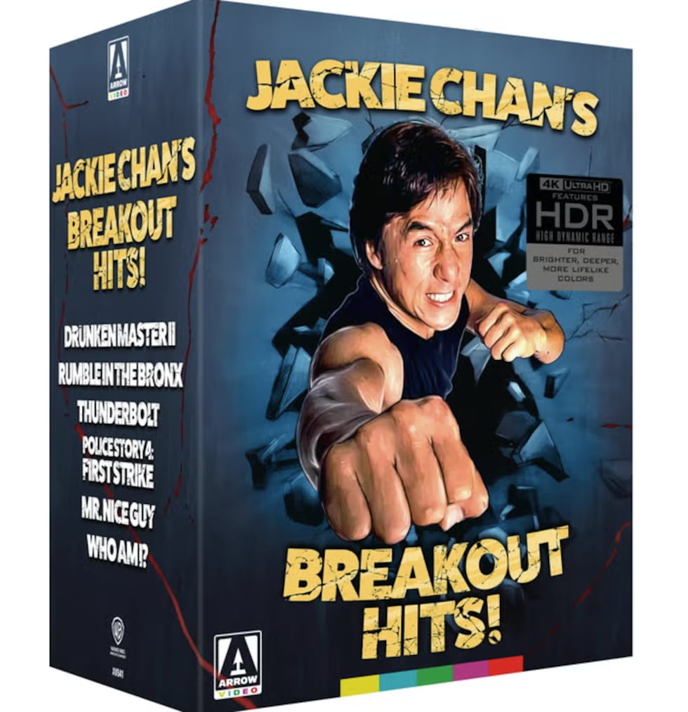 Arrow Video's release of six classic Jackie Chan films