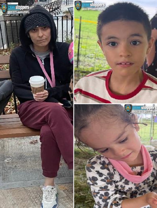 After an argument with her husband, Lisa Koch, left their Dyker Heights home on Oct. 9, 2026, with her 5-year-old daughter, Thea Wood, and her 9-year-old son, Oliver Wood, in tow, police sources said. (NYPD)