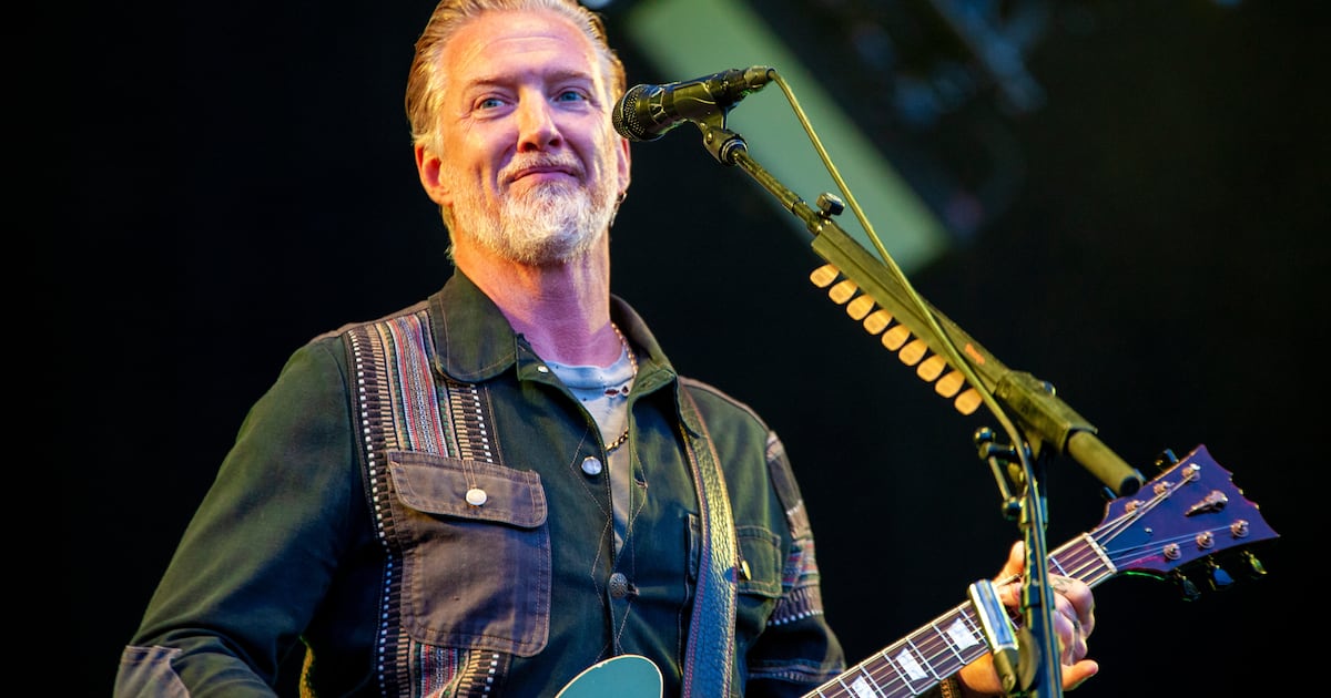 Queens of the Stone Age Josh Homme, 53, Makes Runway Debut