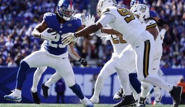 New York Giants release running back Najee Harris after two-carry, 4-yard game