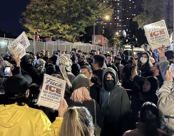 Protest erupts in Marble Hill after ICE agent shoots and injures Bronx man – Bronx Times