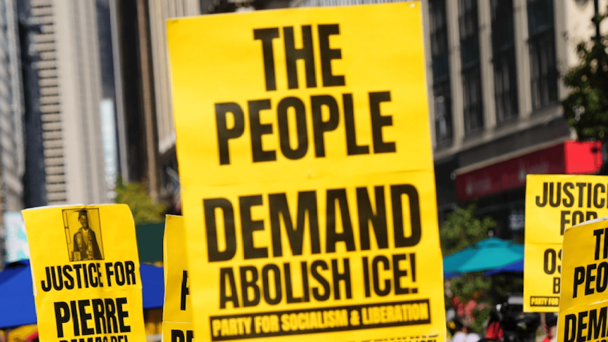 Anti-ICE protests in New York after man shot in car with child | Police