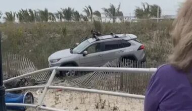 Police: Bronx man was drunk when he crashed car onto beach from Boardwalk – Breaking AC News