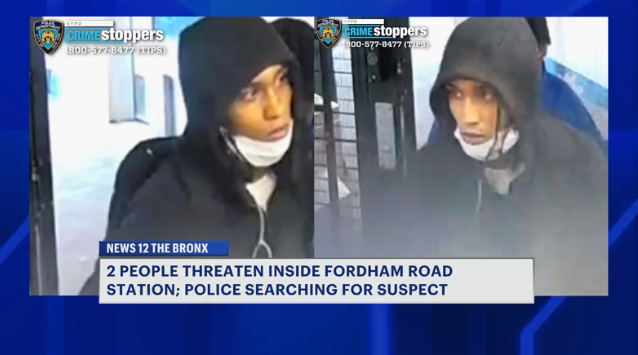 News 12 | Bronx | Police Seek Suspect Accused Of Threatening 2 People With Gun At Fordham Road Subway Station