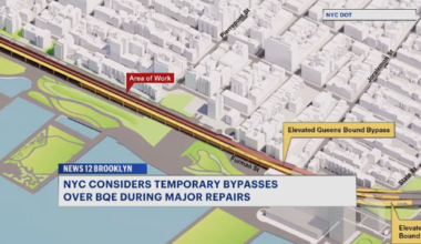 News 12 | Brooklyn | City Considers Possibility Of Building Temporary Roadway Over Brooklyn Bridge Approach While Repairing Bqe