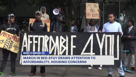 News 12 | Brooklyn | Dozens March In Bed Stuy To Advocate For More Attainable Affordable Housing