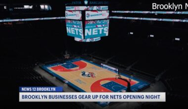 News 12 | Brooklyn | Brooklyn Nets Return To Barclays Center As Local Businesses Gear Up For Game Night Crowds