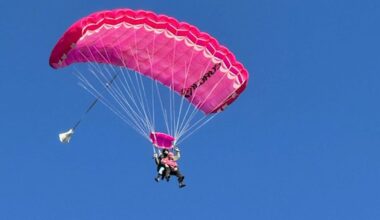 New Jersey teacher skydives to gain votes for Sussex Tech’s field renovation bid – NBC New York