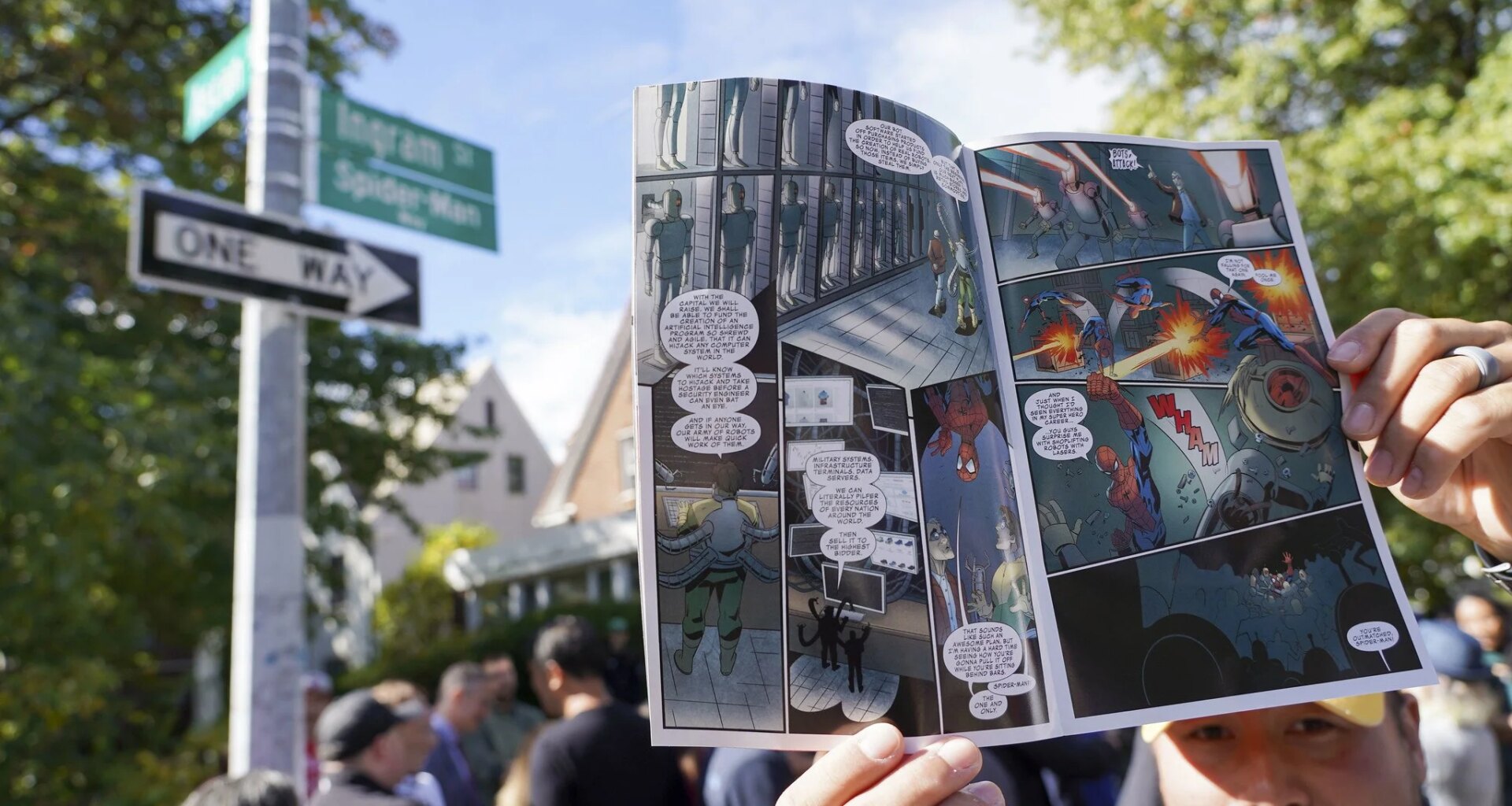 Queens honors its friendly neighborhood Spider-Man with street renaming — Queens Daily Eagle