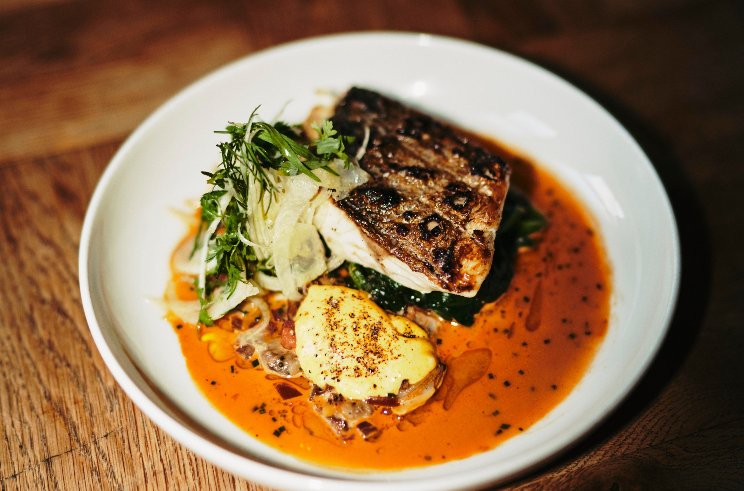 A fish dish from Straker’s.