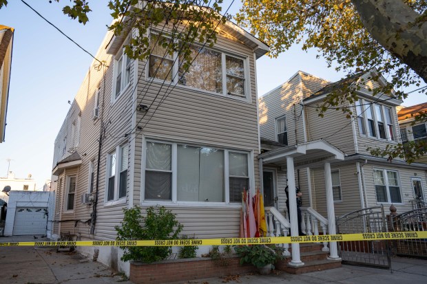NYPD detectives investigate the day after the death of a 5-year-old girl inside a 110th St. home near 95th Ave. in Richmond Hill, Queens, Thursday, Oct. 15, 2026. 
