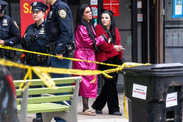 Police investigate after a man was shot in the leg on Steinway St. near 31st Ave. in Astoria, Queens, on Saturday, Oct. 17, 2026. (Theodore Parisienne / New York Daily News)
