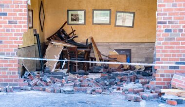 Woman plows into Queens pizzeria in parking mishap, injuring herself and customer