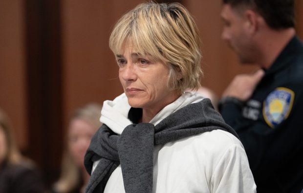 Selma Blair appears in Queens Criminal Court on Monday, Oct. 12, 2026, in New York City. (Barry Williams/ New York Daily News)