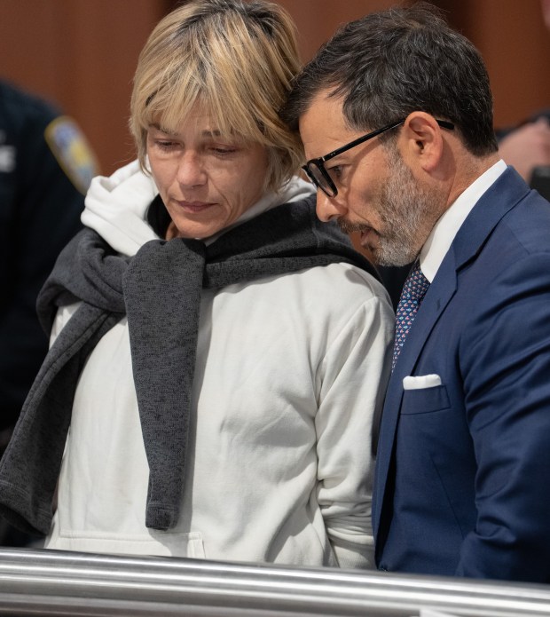 Selma Blair appears in Queens Criminal Court Monday, October, 12, 2026 in Queens, New York. (Barry Williams/ New York Daily News)