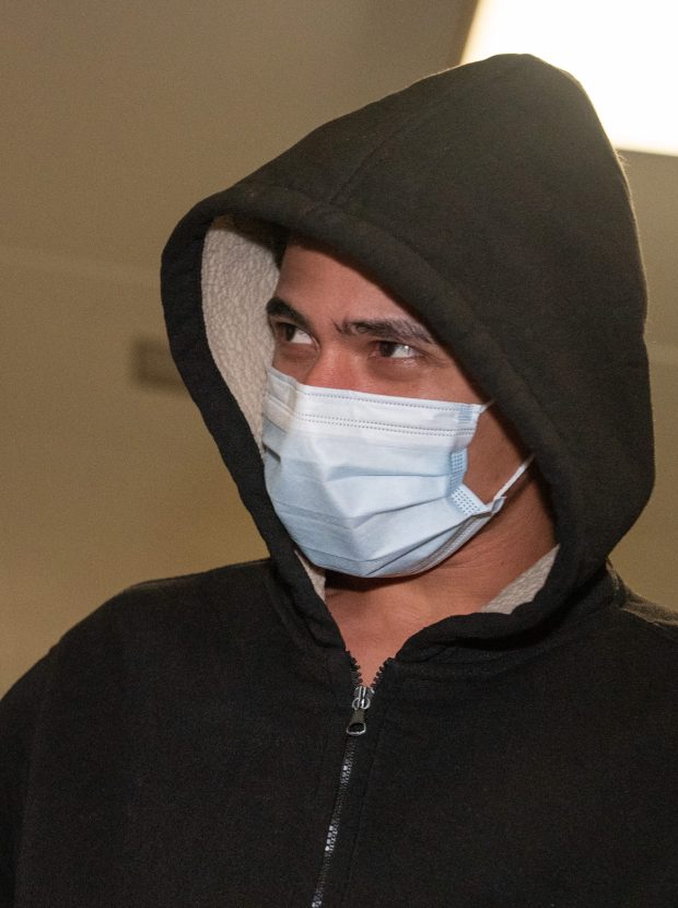 Samuel Reveron is pictured leaving Manhattan Criminal Court on Sept. 25.