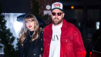 Taylor Swift Brings Her Red Lip Classic to New York Date Night With Travis Kelce