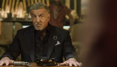 Sylvester Stallone as Dwight Manfredi in Tulsa King, episode 10, season 3, streaming on Paramount+, 2025.