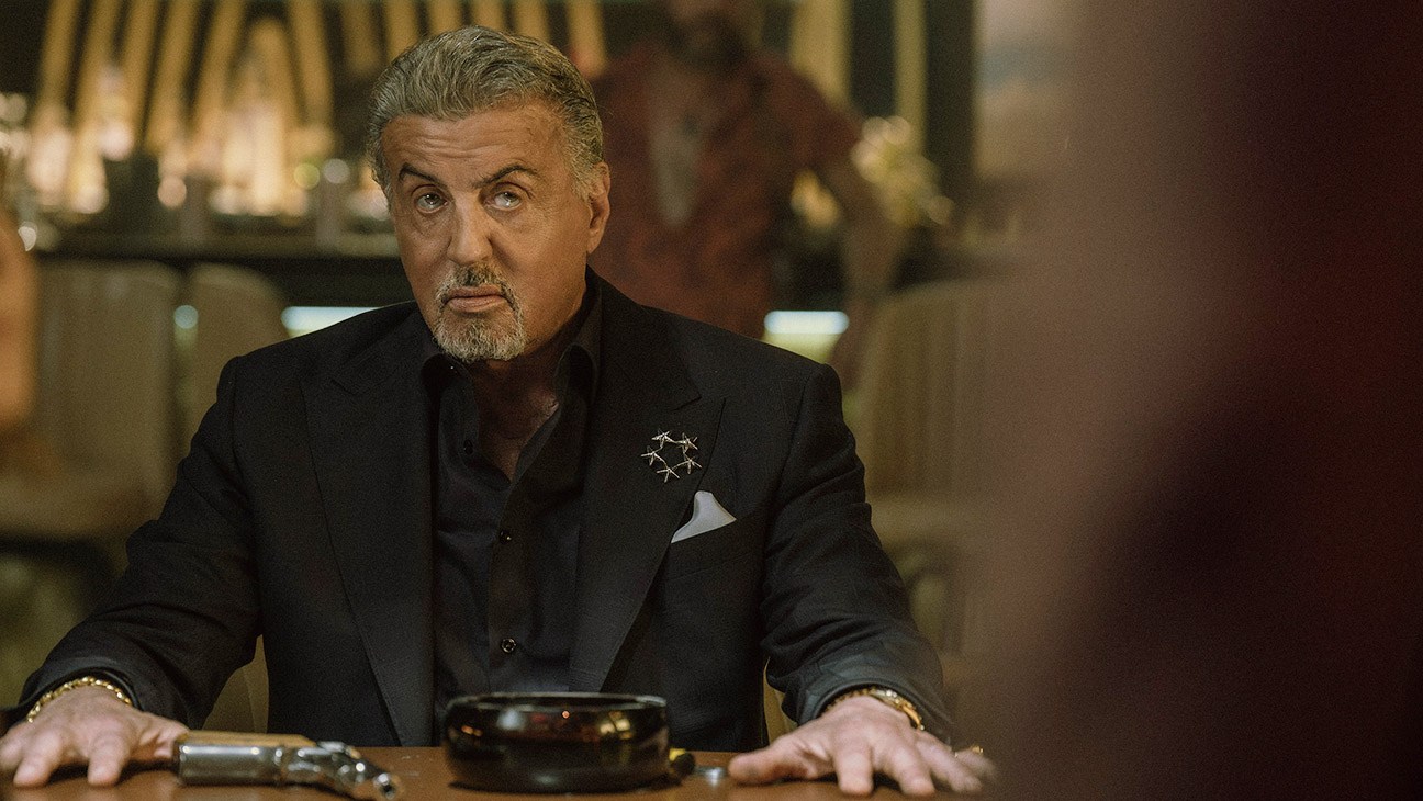 Sylvester Stallone as Dwight Manfredi in Tulsa King, episode 10, season 3, streaming on Paramount+, 2025.