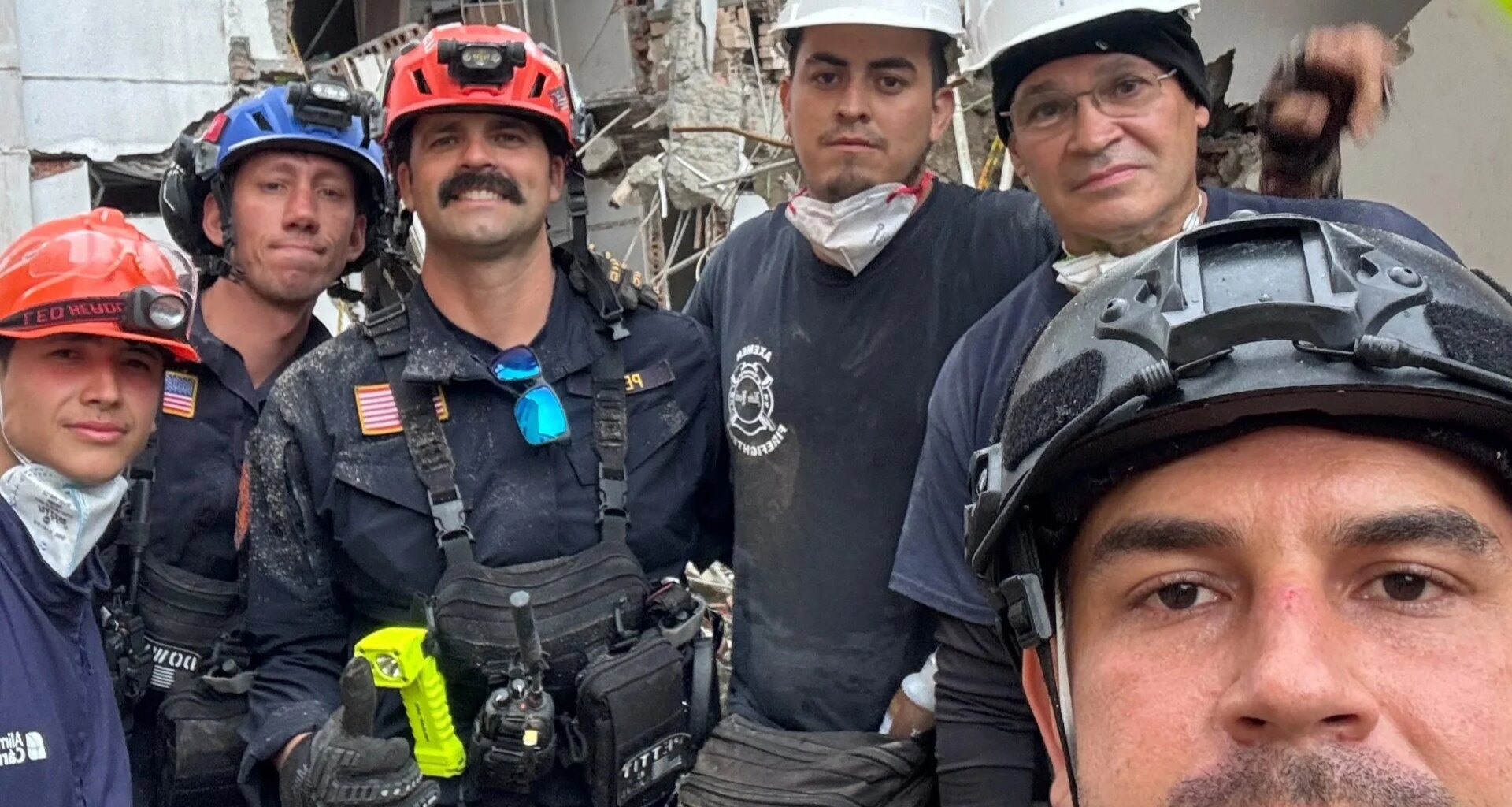 Retired Queens firefighter returns to rescue work after devastating earthquake in Colombia — Queens Daily Eagle